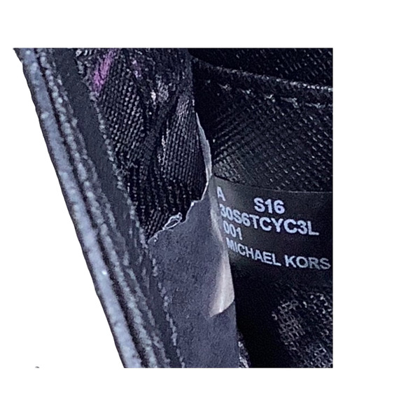 Michael Kors Purse Cynthia Clutch Crossbody Shoulder Saffiano Leather 30S6TCYC3L - Picture 7 of 9